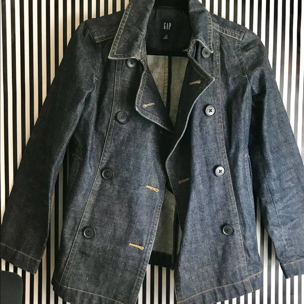 Gap Denim Double Breasted Jacket - image 1